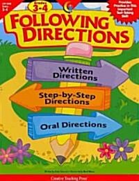 Following Directions Grades 3-4 (Paperback)