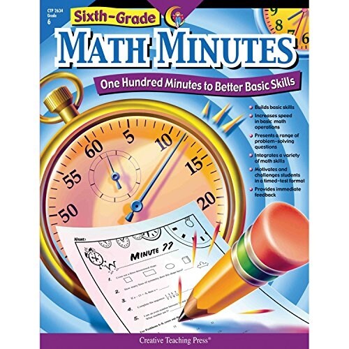 Sixth-Grade Math Minutes: One Hundred Minutes to Better Basic Skills (Paperback)