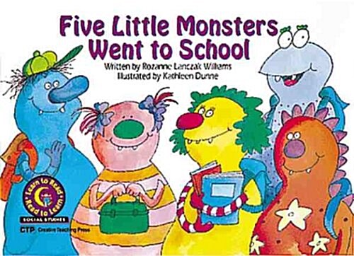 [중고] Five Little Monster Went To School (Paperback)