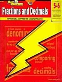 Fractions And Decimals 5-6 (Paperback)