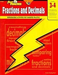 Fractions and Decimals 3-4 (Paperback)