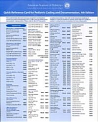 Quick Reference Card for Pediatric Coding and Documentation (Cards, 4th, LAM)