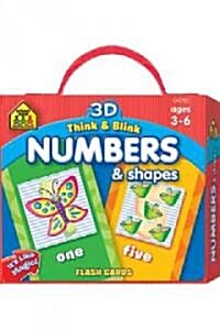 3D Think & Blink Numbers & Shapes Flash Cards (Cards, FLC)