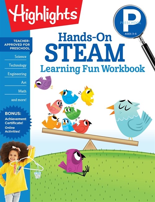 Preschool Hands-On STEAM Learning Fun Workbook (Paperback)