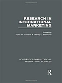 Research in International Marketing (RLE International Business) (Hardcover)