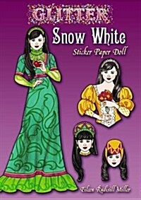 Glitter Snow White Sticker Paper Doll (Paperback)