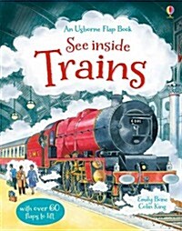 See Inside Trains (Board Book, UK)