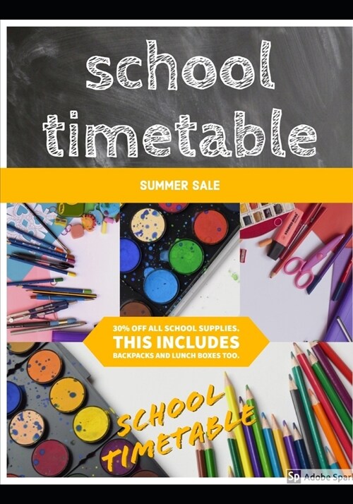 School Timetable: Notes for women, men, youth and children; best seller. (Paperback)