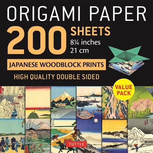 Origami Paper 200 Sheets Japanese Woodblock Prints 8 1/4: Extra Large Tuttle Origami Paper: Double Sided Origami Sheets Printed with 12 Different Prin (Other)