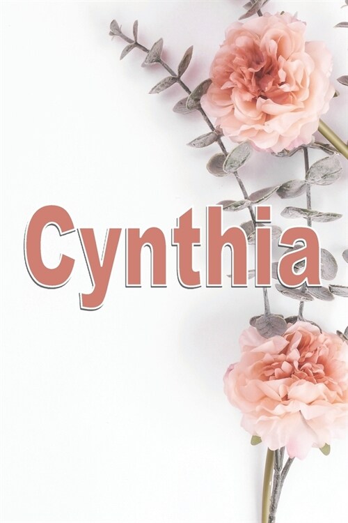 Cynthia: Personalized Lined Journal Notebook (Paperback)