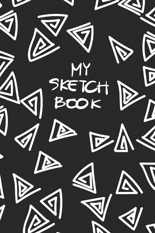 My Sketch book: 6 x 9 Blank cream paper Sketchbook Journal 110 Page (Paperback)