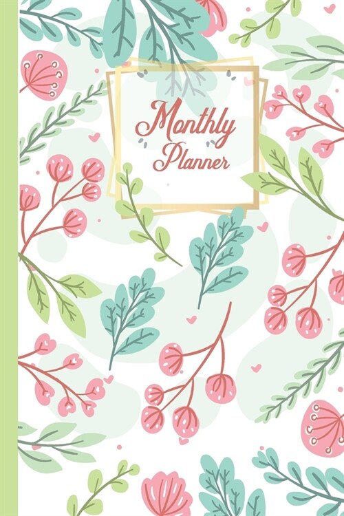 Monthly Planner: Two Year - Monthly Calendar Planner 6x9in - 24 Months For Academic Agenda Schedule Organizer (Paperback)