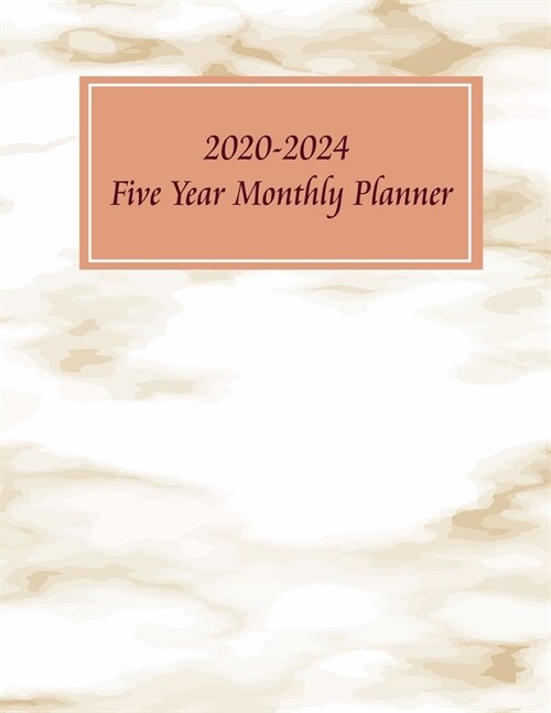 2020-2024 Five Year Monthly Planner: Personal 60 Monthly Calendar with Us Holidays. Autumn cover design. (Paperback)