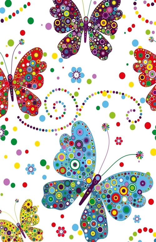 Internet Password Organizer: Colorful Butterflies and Flowers (Discreet Password Journal) (Paperback)