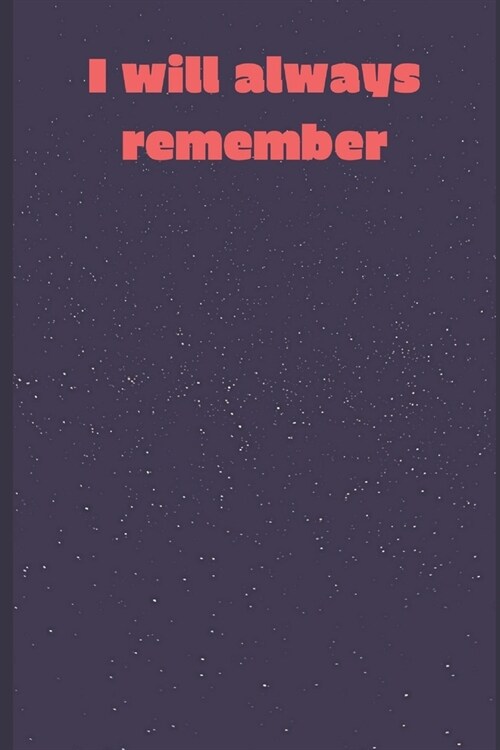 When I try to remember something: Remember (Paperback)