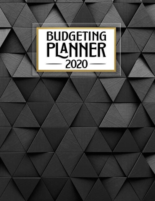 Budgeting Planner: Onyx Black Geometric Acoustic Tile Design - Easy to Use - Daily Weekly Monthly Calendar Expense Tracker - Debt Reducti (Paperback)