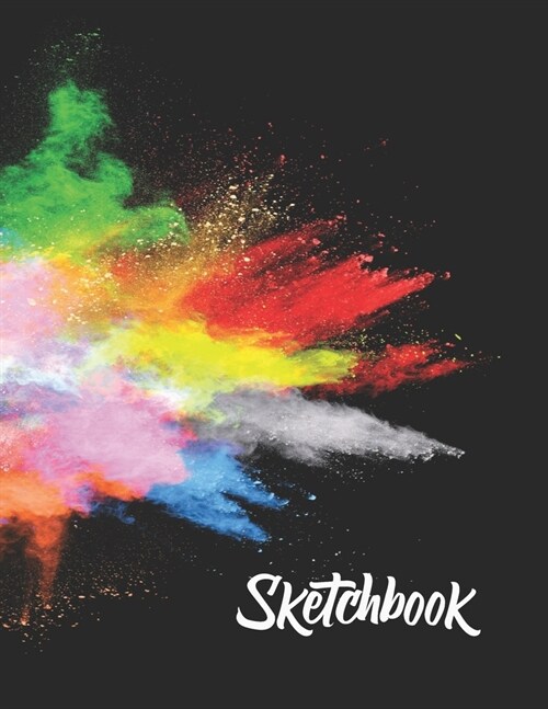 Sketchbook: Personalized Sketchbook and Drawing Pad, Doodling Paper for Sketching 110 Pages of 8.5x11large Print with Notebook a (Paperback)