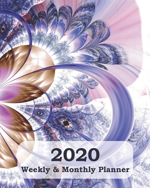 2020 Weekly & Monthly Planner: Jan 1, 2020 to Dec 31, 2020: Organizer & Diary With Holidays (Floral Cover) (Paperback)