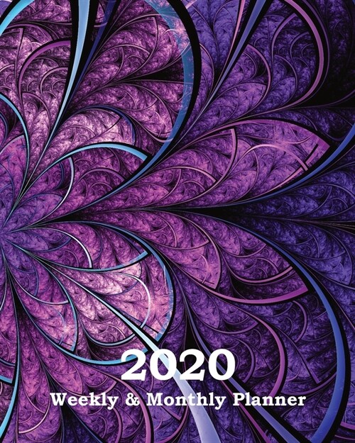 2020 Weekly & Monthly Planner: Jan 1, 2020 to Dec 31, 2020: Organizer & Diary With Holidays (Floral Cover) (Paperback)