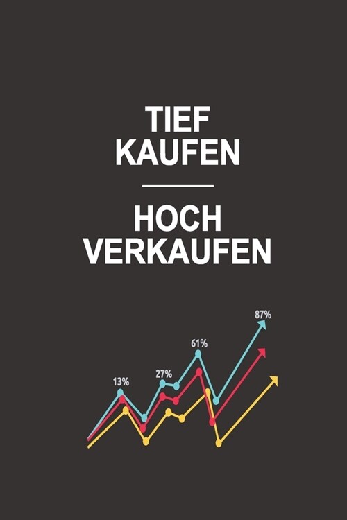 Tief kaufen Hoch verkaufen: Super als Notizbuch f? jeden Daytrader, Langzeit Investor oder f? Banker und Broker die jeden Tag mit Aktien zu tun (Paperback)