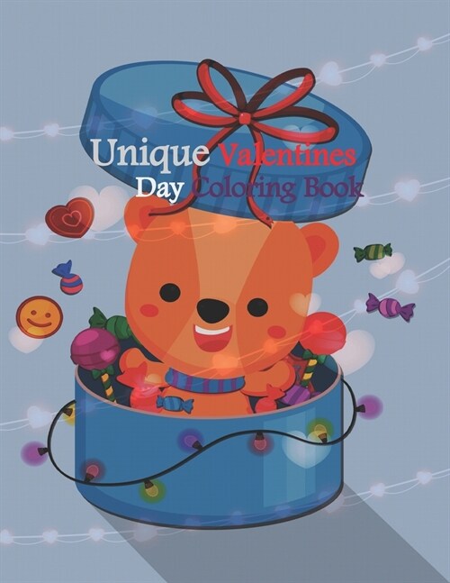 Unique Valentines Day Coloring Book: Funny and Cute Valentines Coloring Book, Unique Cute Joke Cartoon, Juggle with Words, Animals, Flowers, A Couple (Paperback)