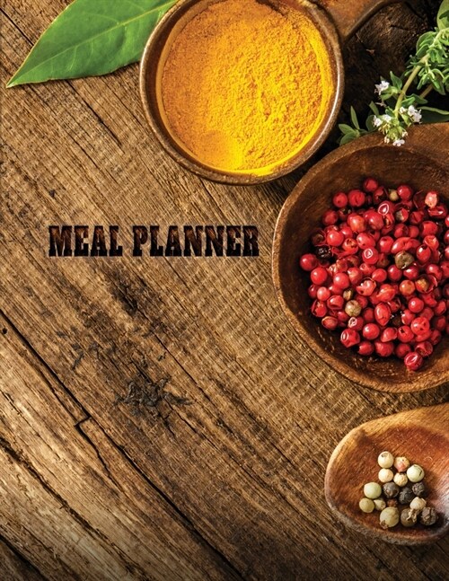Low Vision Whole Food Plant Based Diet 52 Week Meal Planner: Large Print WFPB Diet Undated Blank Weekly Planner and Shopping List (Paperback)