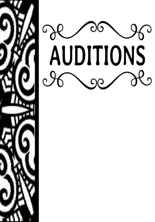 Auditions: Inspirational Audition Log Book and Journal - 7x10 - 70 Pages - 1 Page Per Audition (Paperback)