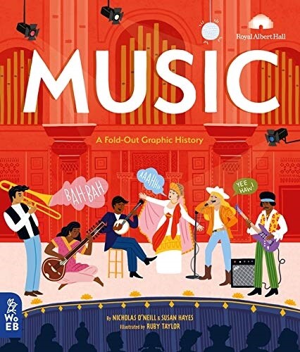 Music : A Fold-Out Graphic History (Hardcover)