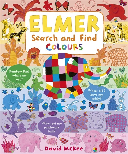 Elmer Search and Find Colours (Board Book)