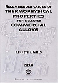 Recommended Values of Thermophysical Properties for Selected Commercial Alloys (Hardcover)