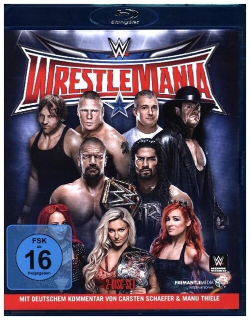 Wrestlemania. Tl.32, 3 Blu-rays (Blu-ray)