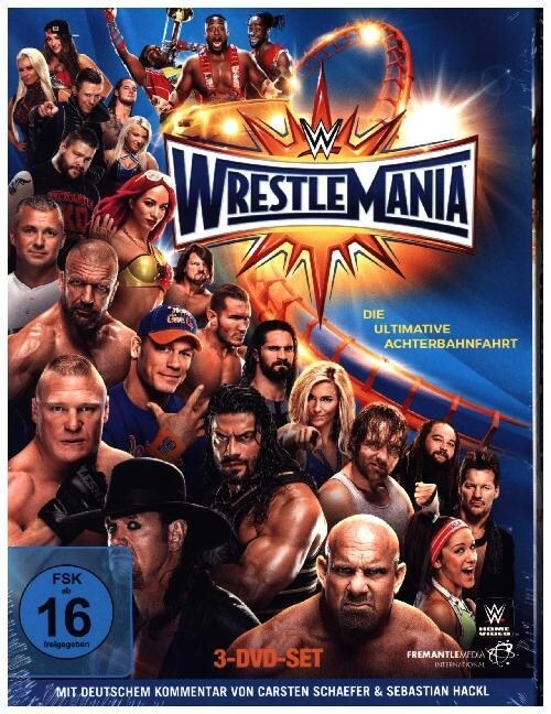 Wrestlemania 33, 3 DVDs (DVD Video)
