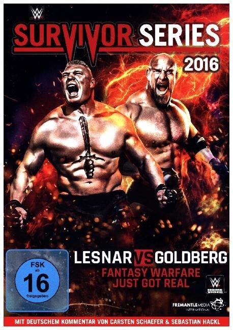 Survivor Series 2016, 1 DVD (DVD Video)