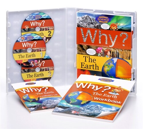 [중고] Why? The Earth (책 + 워크북 + 단어장 + 오디오 CD 3장)