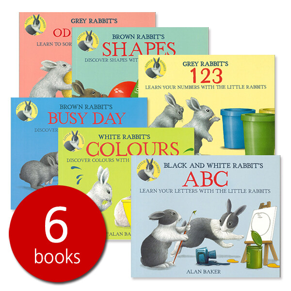 Alan Baker Little Rabbit Collection 리틀래빗 6권 세트 (Paperback 6권)