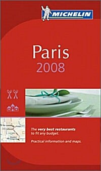 Michelin Red Guide 2008 Paris (Paperback, Map)