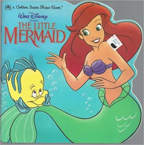 [중고] Walt Disney Presents the Little Mermaid: The Little Mermaid (Golden Super Shape Book) (Paperback)