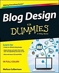 Blog Design for Dummies (Paperback)