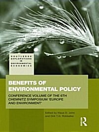 Benefits of Environmental Policy (Paperback)