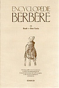 Encyclopedie Berbere. Fasc. IX: Baal - Ben Yasla (Paperback)