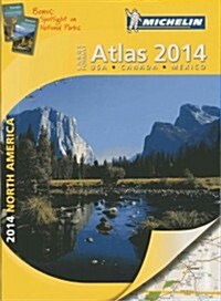 Michelin North America Large Format Atlas 2014 (Paperback, 3)