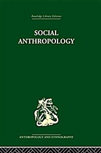 Social Anthropology (Paperback)