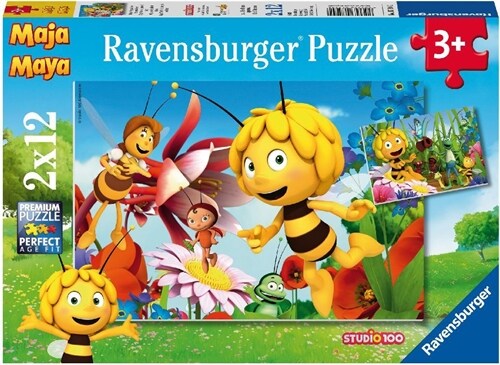 Biene Maja auf der Blumenwiese (Kinderpuzzle) (Game)