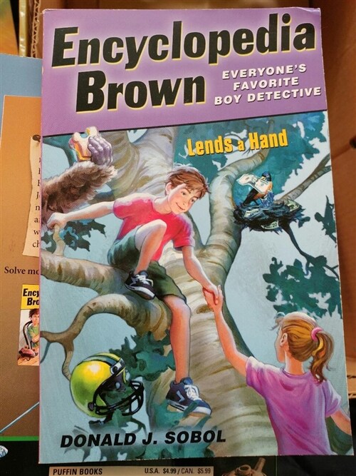 [중고] Encyclopedia Brown Lends a Hand (Paperback)