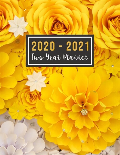 2020-2021 Two Year Planner: 2 year monthly planner 2020-2021 8.5 x 11 see it bigger planner - Monthly Schedule Organizer - Agenda Planner For The (Paperback)