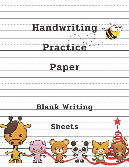 Handwriting Practice Paper: Workbook for Preschool and Kindergarten (100 Blank Writing Pages) (Paperback)