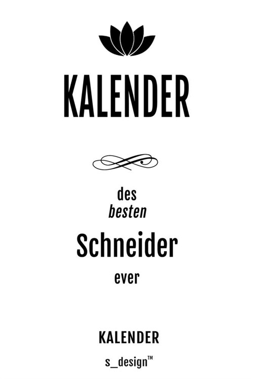 Kalender f? Schneider: _ Wochen-Planer 2020 / Tagebuch / Journal f? das ganze Jahr: Platz f? Notizen, Planung / Planungen / Planer, Erinner (Paperback)