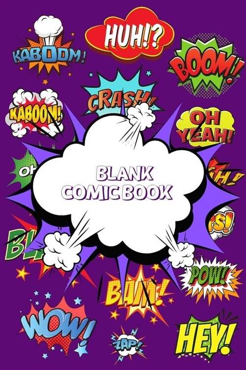 Blank Comic book: Create Your Own Story, Drawing Comics and Writing Stories (Paperback)