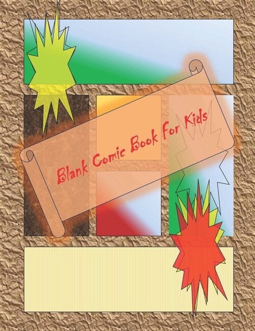 Blank Comic Book-Comic Sketch Book: Create your own comic book with this Blank Comic Book for kids, adults, students, teens and artists, Comic Design (Paperback)