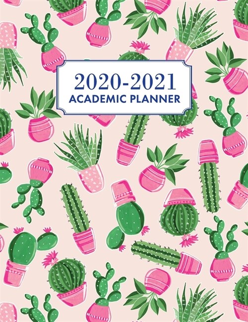 Academic Planner 2020-2021: Academic Year July 2020 - June 2021, 7 Subject Weekly Student Planner + Monthly Calendars & Goals Section, Homework Pl (Paperback)